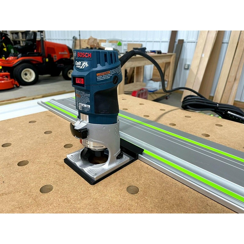 ToolCurve's Guide Rail Adapter Compatible with Bosch Colt 1HP Router
