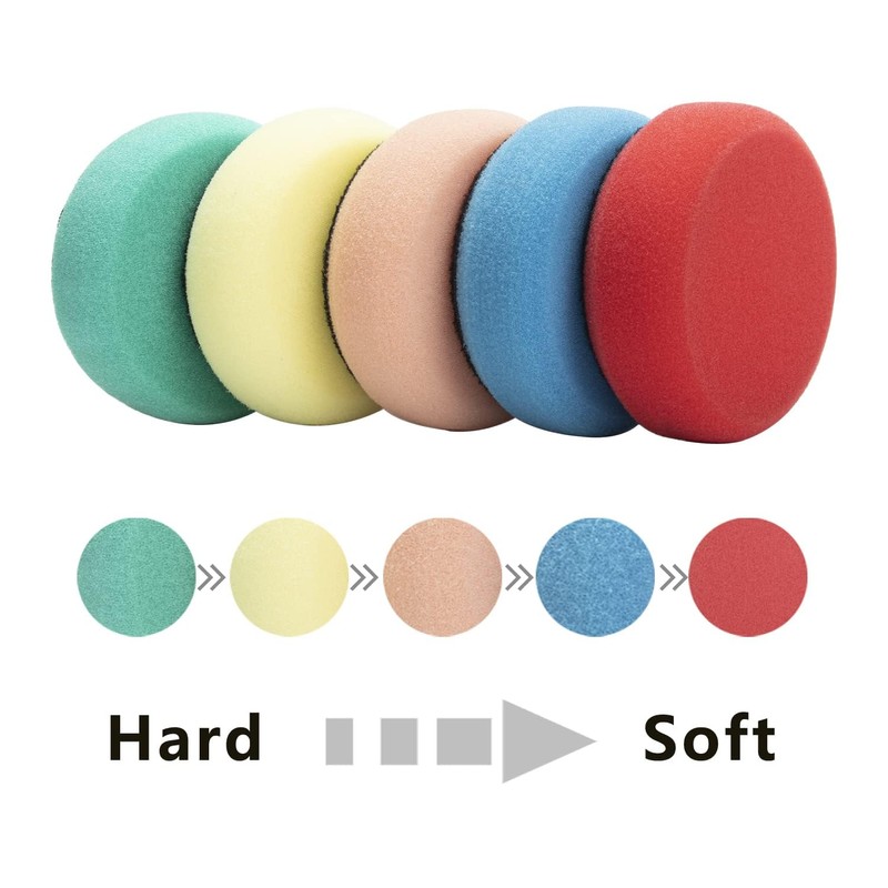 44-Piece Polishing Pad Kit for Drill & Polisher - Foam,