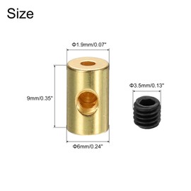 sourcing map 20pcs Pin Backs Locking Pin Locking Pin Keepers Locking Clasp Locking Pin Keeper Backs Locking Pin Backs Copper Pin with 2pcs Wrench (9mmx6mm, Gold Tone)