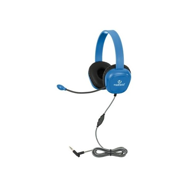 Egghead® Premium Kids Heavy Duty Headset with Uni-Directional Microphone, Chew-Resistant