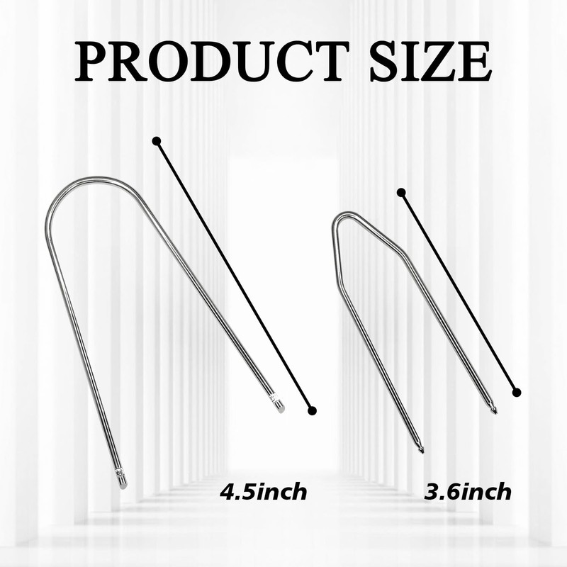 Hirificing 4PCS Radio Removal Pry Tool Kit, V-Shaped Stainless Steel
