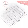 ProductDetailedDescriptionReference 보브캐롤 섀도 팔레트 정리함 아크릴 7섹션 분할 메이크업 클리어