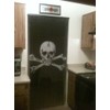 ABeadedCurtain 125 String Pirate Flag Jolly Roger Beaded Curtain Handmade