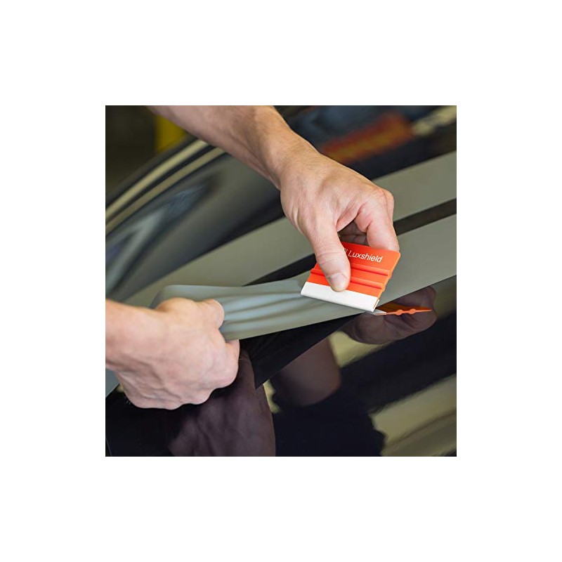Luxshield Foil Squeegee Mini Squeegee with Imitation Leather Edge -