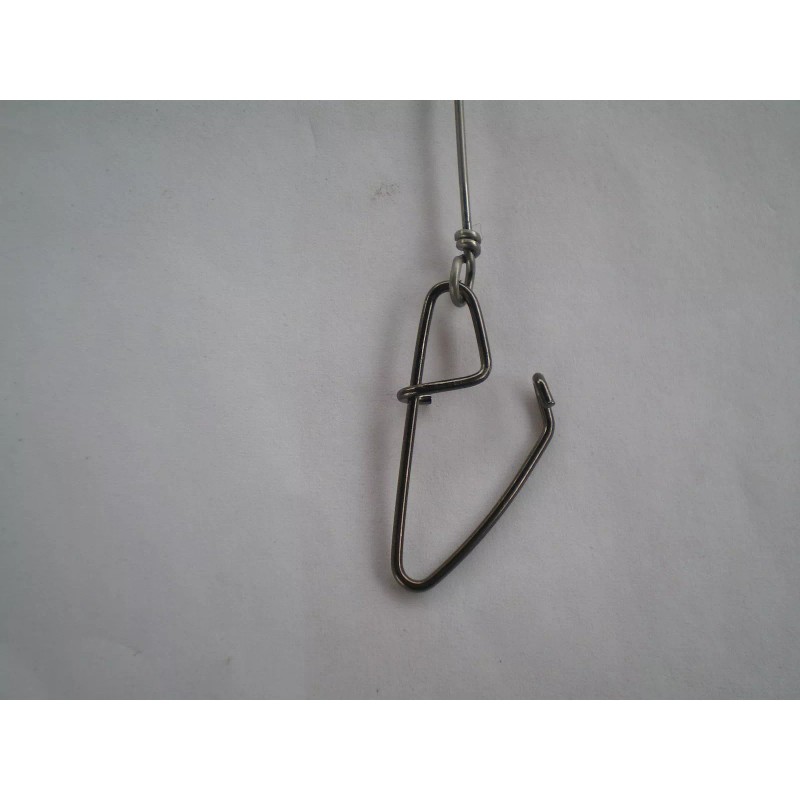 Unbranded 15 PCS. SOLID STAINLESS STEEL WIRE LEADER 10"/150 LBS