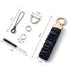 MORSUNBELA Key Ring Wrist Strap Short Elastic Wrist Universal Lanyard