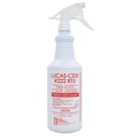 LUCAS-CIDE LUCAS-CIDE #222 RTU Hospital-Grade Salon and Spa 60 Second Disinfectant 32 Fl Oz