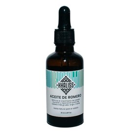 Khaliss Aceite de Romero : 100% Puro | Crecimiento Capilar, Fortalecimiento y Brillo Natural | Nutrición y reparación profunda | Cabello mas grueso, largo y fuerte | 50ml