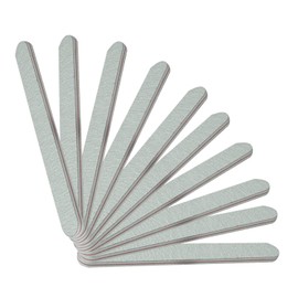 PROFICO 25 x Nail File Straight Grit 80/80 Premium Quality Nail File Set for Gel Nails Nail File Gel Nails for Manicure & Pedicure Nail File for Nail Studio (Grey (Zebra))