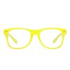 Gravity Shades Classic Buddy Sunglasses, Clear/Yellow