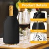 Weinkühler Manschette：2 Pcs Weinflaschenkühler,Extra lange Kühlung,Wasserabweisendes Nylon,Weinmanschette,Flaschenkühler für Unterwegs,für Wein,Champagner,Haushalt,Gastronomie