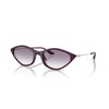 Armani Exchange 0AX4152SU OPAL PURPLE 55 Sunglasses, OPAL PURPLE, 55