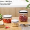 Manual Food Processor Vegetable Chopper, ZWCEGND 1000ML Onion Chopper Hand