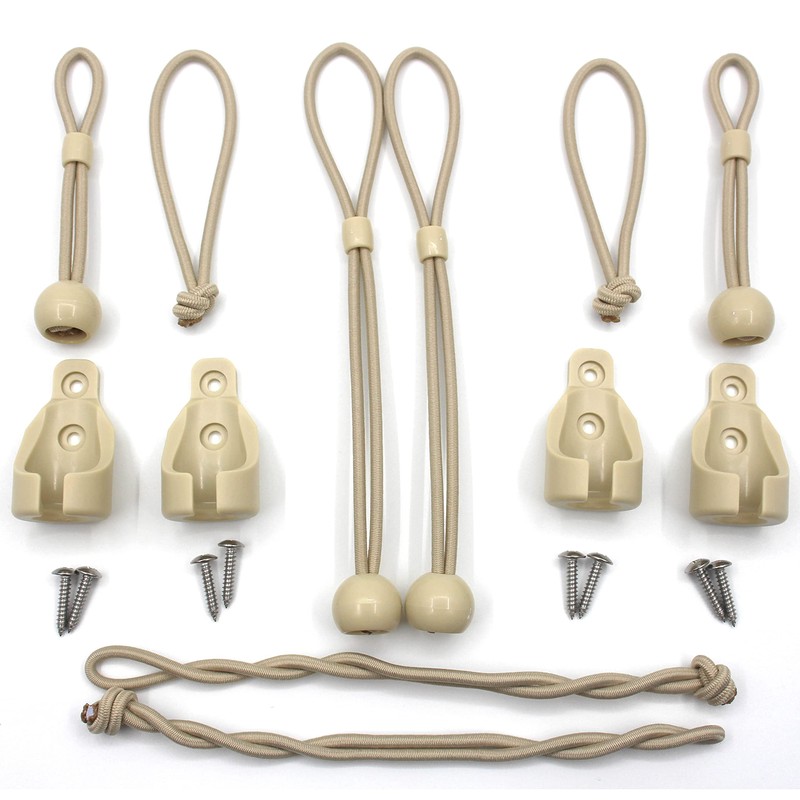 Roller Shade Tie Downs Curtains Tie Back with Holder Receivers