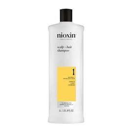 Nioxin Cleanser Shampoo System 1 for Fine Hair with Light Thinning, 33.8 Ounce