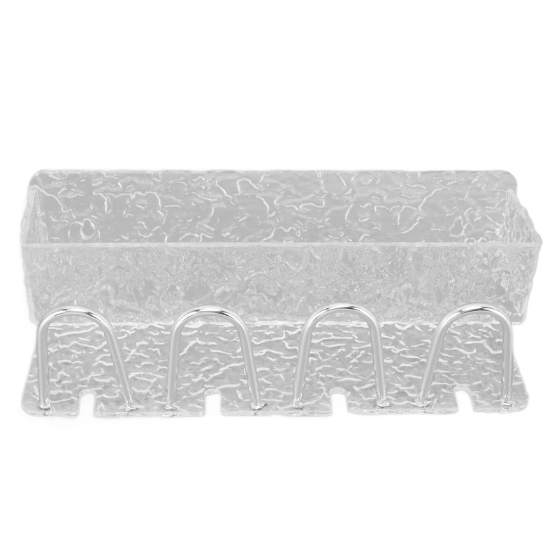 Water Ripple Toothbrush Holder Acrylic Punch Free Wall Mount Toothbrush