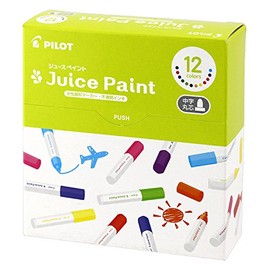 パイロット 水性ペン ジュースペイント 中字 12色 SJP-240M-12C