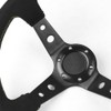 14 Inch 350mm Car Steering Wheel Suede Leather Drift Racing