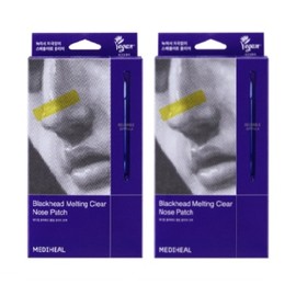 Mediheal Blackhead Melting Clear Nose Pack 4 sheets 2 / 메디힐 블랙헤드 멜팅 클리어 코팩 4매 2개