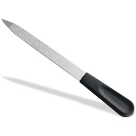 Solingen Nail File Manicure Sapphire Nail File Made in Germany Fine / Coarse Pedicure File in Various Lengths Nail Care for Hands and Feet (13.5 cm, Nail File Black)