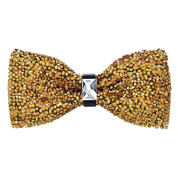 Oliver George Rhinestone Bow Ties for Men -Pre Tied Sequin
