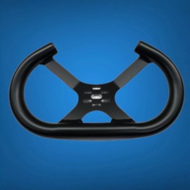 PMC NEW RACING GO KART ALUMINUM OPEN TOP LOW PROFILE OVAL STEERING WHEEL ADJUSTABLE