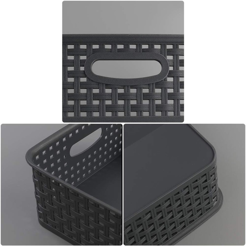 CadineUS Cestas De Plastico, Cestas De Almacenamiento De PláStico, TamañO