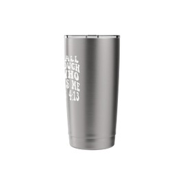 Retro Groovy Faith Philippians 4 13 I can do all things thro Stainless Steel Insulated Tumbler
