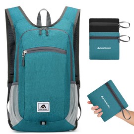 flintronic Foldable Backpack, Ultra Lightweight Rucksack, 15L Hiking Backpack, Unisex Packable Backpack For Men Women, Waterproof Travel Daypack For Outdoor Sport Biking Hiking Climbing