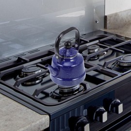 DOITOOL Enamel Tea Kettle Vintage Enamel Teapot 1.1 L Stainless Steel Tea Kettle Camping Coffee Kettle Stovetop Kettle Hot Water Boiler Pot for Hot Water, Tea Accessories