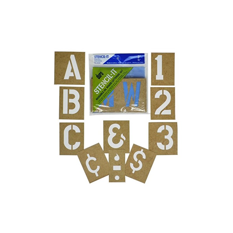Stencil-It Reusable Lettering Set-3" -3325