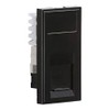 Knightsbridge NETCAT6BK RJ45 Outlet Module 25 mm x 50 mm