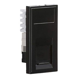 Knightsbridge NETCAT6BK RJ45 Outlet Module 25 mm x 50 mm in Black