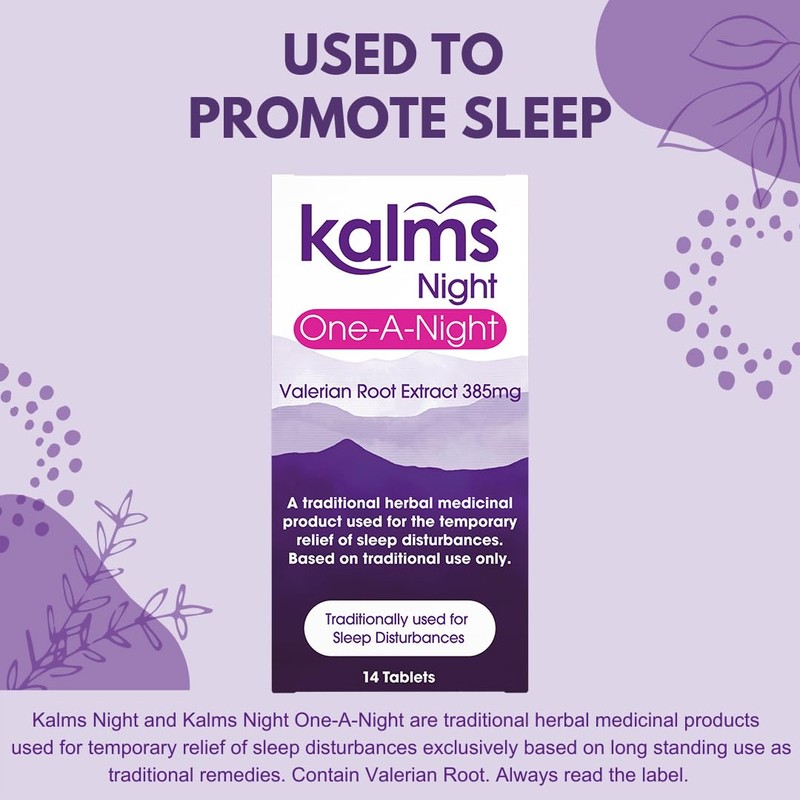 Kalms Night One-a-Night 14 Tablets - Traditional Herbal Medicinal Product