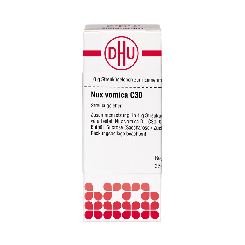 DHU Nux vomica C30 Streukügelchen, 10 g Globules