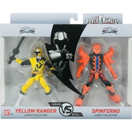 Bandai Pwr Rangers Legacy Collection (Yellow & Spinferno)