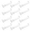 SING F LTD 12PCS 2-1/2 Inch Clear Plastic Window Blind