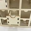 Wooden Ramadan Calendar 30 Storage Drawers LED Light Decorative DIY
