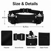Running Waist Pack with 2 Water Bottles – Dual Pocket