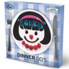 Dinner Do's Kids Dinnerware Plates Food Faces-Set of 3-Girl's Style