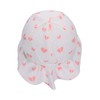 Sterntaler Unisex Children's Sun Hat Hearts Children's Hat, ecru