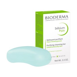 BIODERMA, Sébium Barra Limpiadora Purificante, Previene Imperfecciones, Piel Sana y Fresca, Skincare Piel Grasa, 100ML                                