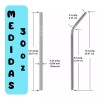 Veraly Set 8 Popotes Acero Inox Ecológicos Lavables Colores 30oz