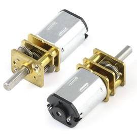CHANCS N20 DC Gear Motor 12 V 300 RPM Wavelength 10 mm Small Motor for Robot Wheel DIY Toy 2 Pieces