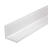Outwater White 3" X 3" Styrene Angle with Adhesive on