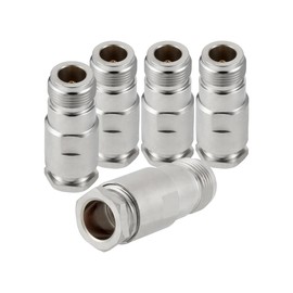 Vecys 5pcs N Female Kit Crimp RF Connector 50 Ohm for RG8 LMR400 RG213 RF Coaxial Cable