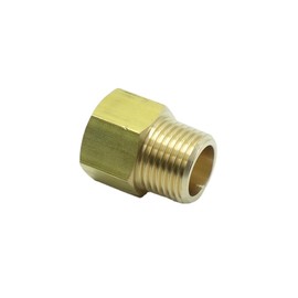 CDQBWKJGFJ 1 Piece Brass 1/2" BSPT Male To 1/2" NPT Female Pipe Adapter Fitting