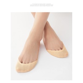 OXYPLAY 6 PCS Forefoot Invisible Anti-Slip Women's Socks, Girls Sling Half-Sling Socks, No Show High Heel Socks, Half Forefoot Mesh Socks Size5.5-7