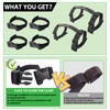 DaBoQQQ Easy Carry Straps Dog Fence,2PACK(Black) Fit 6-Panel 8-Panel 12-Panel