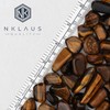 NKlaus 500g Tigerauge Edelstein 25-35 mm Heilsteine Goldbraun Mineral Quarz